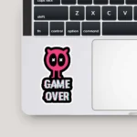 Game Over | Premium Quality Matt Vinyl Sticker