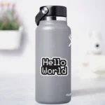 Hello World  | Premium Quality Matt Vinyl Sticker