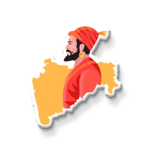 SHIVAJI MAHARAJ FRIDGE MAGNET | PACK OF 1